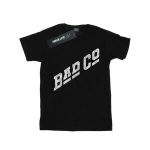 Bad Company Mens Distressed Logo T-Shirt / Black